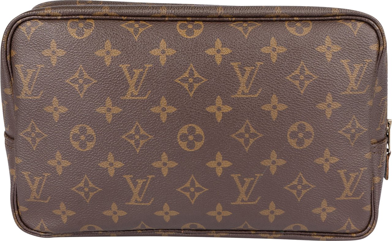 Louis Vuitton Louis Vuitton Canvas Monogram Trousse Toilette 28 Clutch Bruin