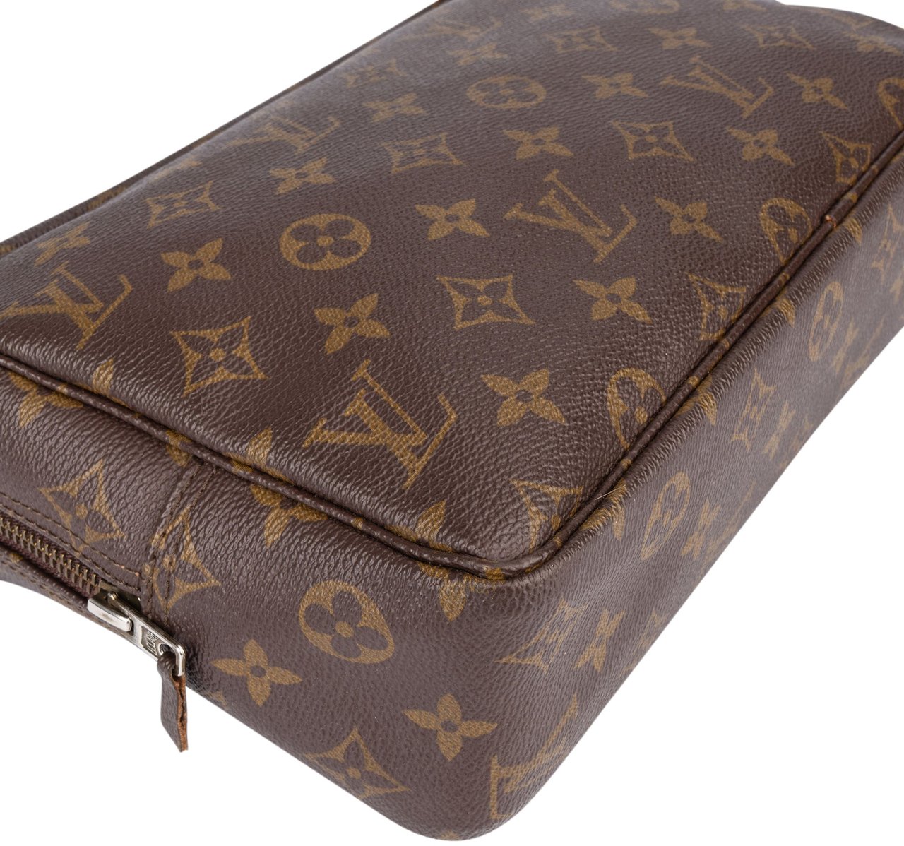 Louis Vuitton Louis Vuitton Canvas Monogram Trousse Toilette 28 Clutch Bruin