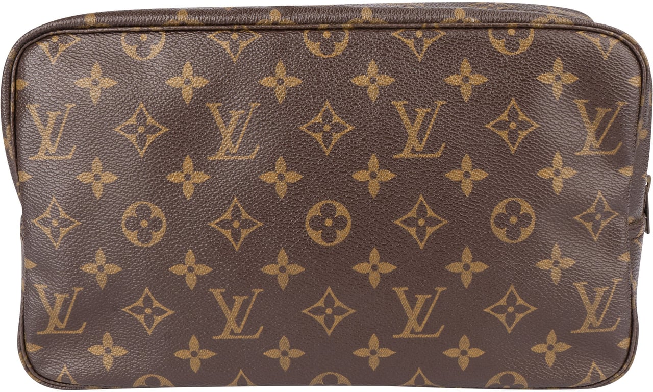 Louis Vuitton Louis Vuitton Canvas Monogram Trousse Toilette 28 Clutch Bruin