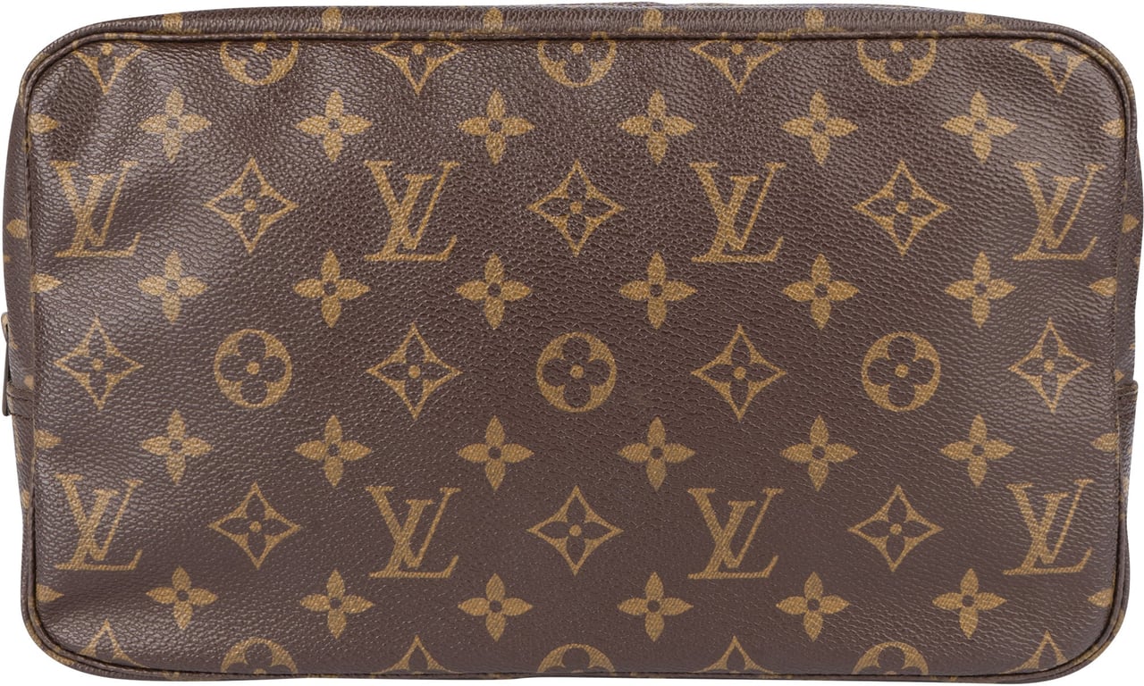 Louis Vuitton Louis Vuitton Canvas Monogram Trousse Toilette 28 Clutch Bruin