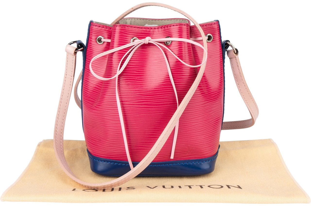 Louis Vuitton Louis Vuitton Tricolor Epi Leather Nano Noe Crossbody Bag Rood