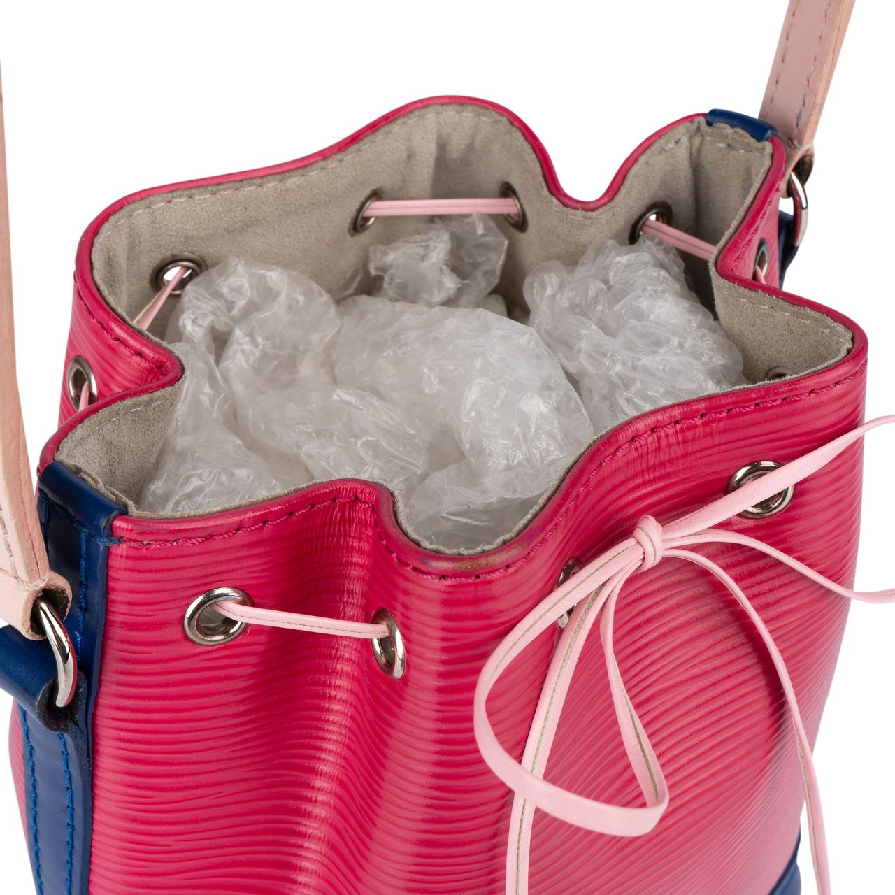 Louis Vuitton Louis Vuitton Tricolor Epi Leather Nano Noe Crossbody Bag Rood