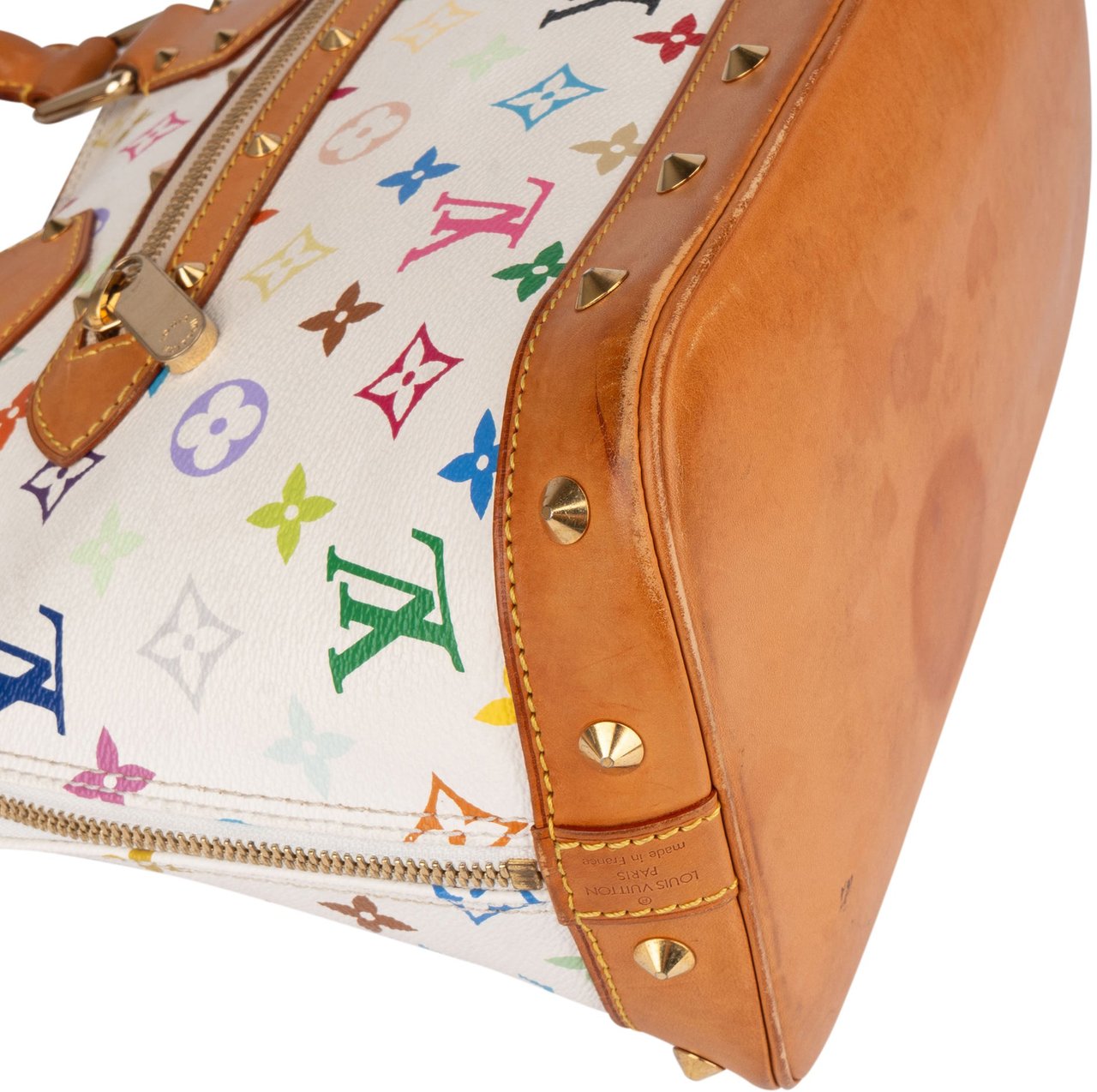 Louis Vuitton Louis Vuitton Murakami Multicolor Alma PM Handbag Wit