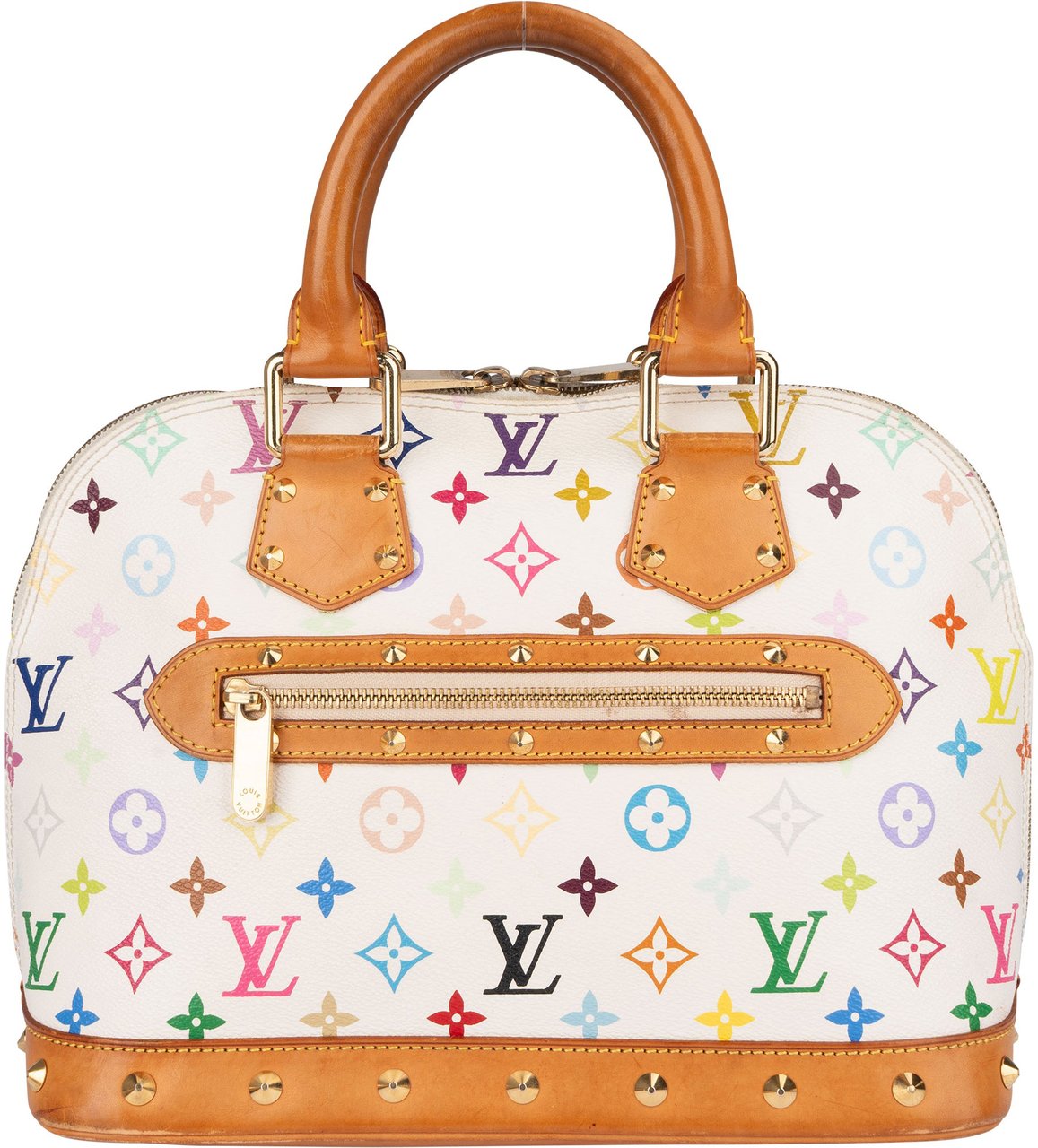 Louis Vuitton Louis Vuitton Murakami Multicolor Alma PM Handbag Wit