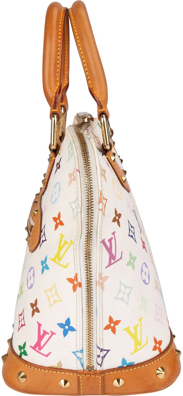 Louis Vuitton Louis Vuitton Murakami Multicolor Alma PM Handbag Wit