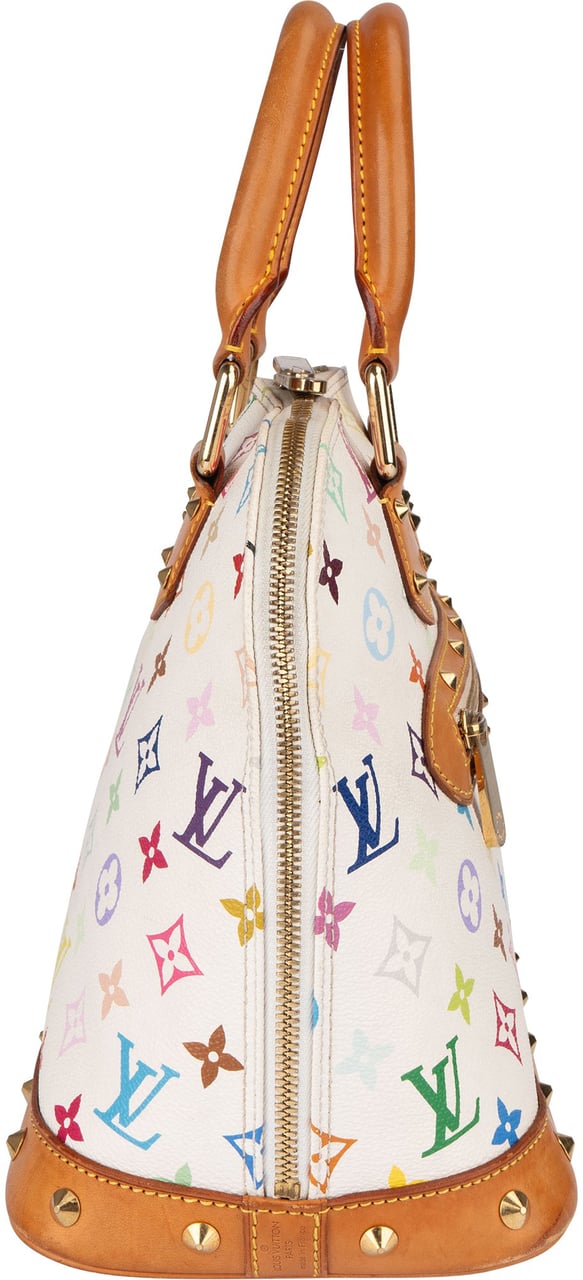Louis Vuitton Louis Vuitton Murakami Multicolor Alma PM Handbag Wit