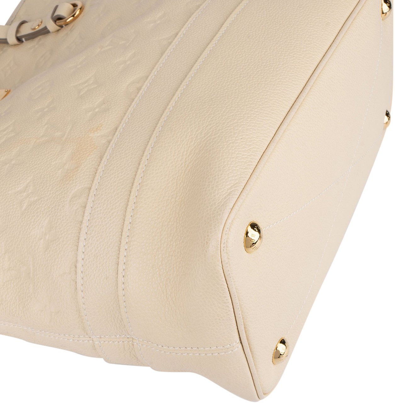 Louis Vuitton Empreinte Leather Monogram Citadine PM Handbag Wit