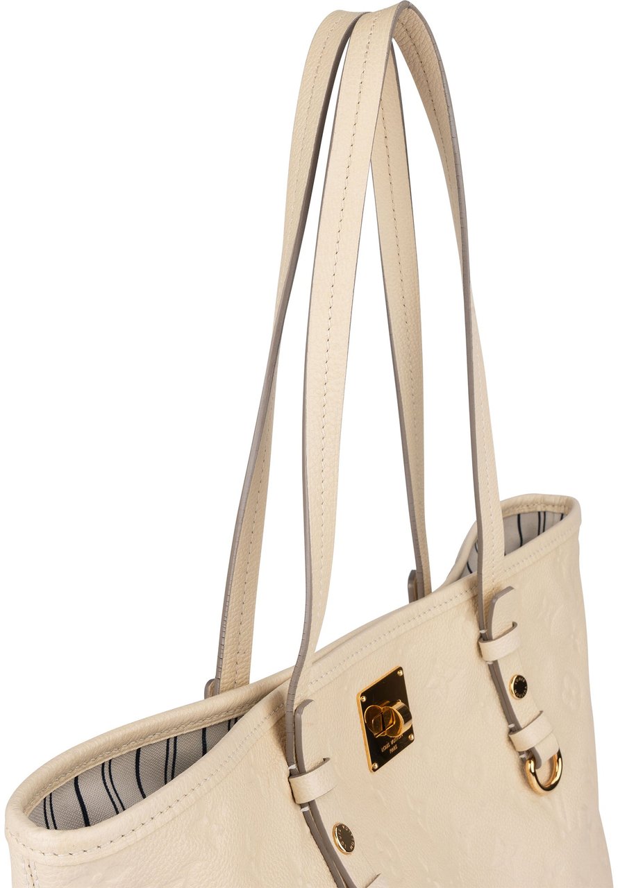 Louis Vuitton Empreinte Leather Monogram Citadine PM Handbag Wit