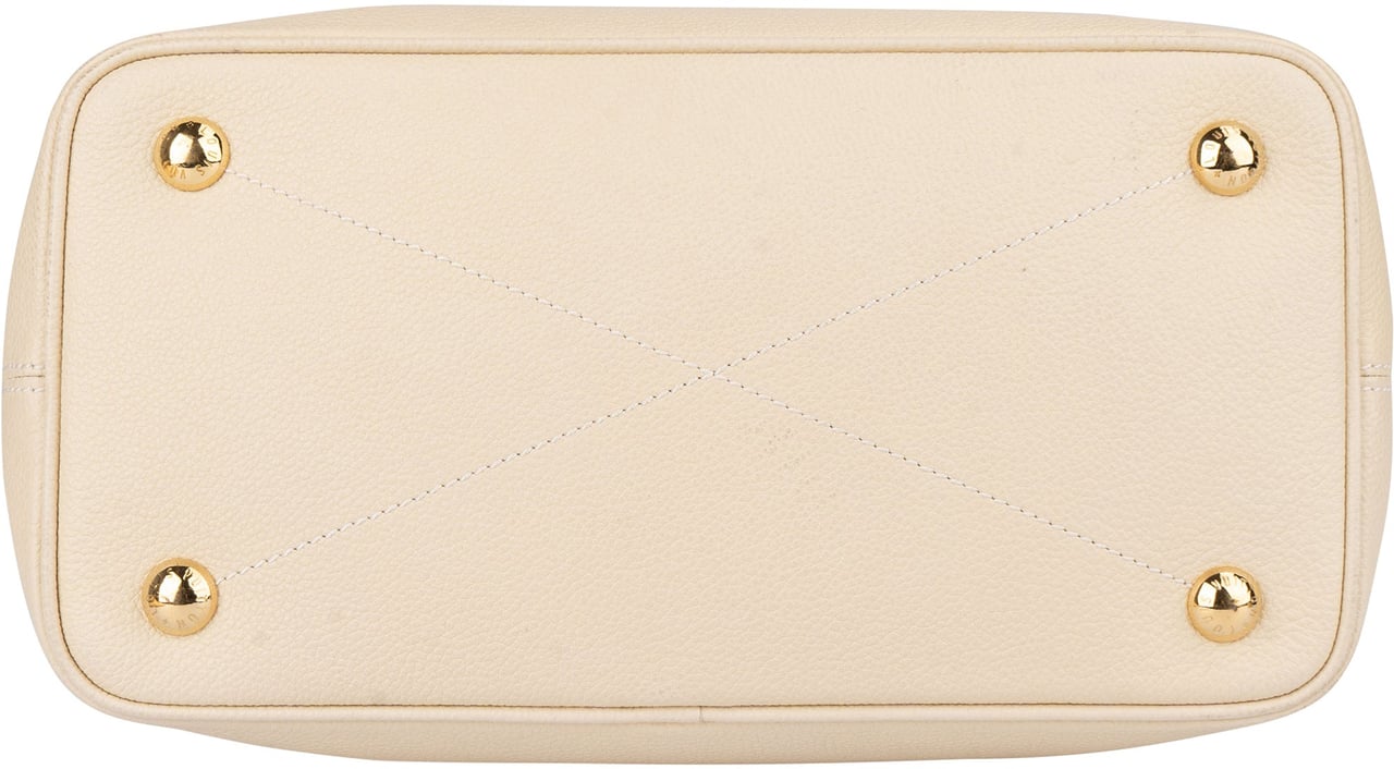 Louis Vuitton Empreinte Leather Monogram Citadine PM Handbag Wit
