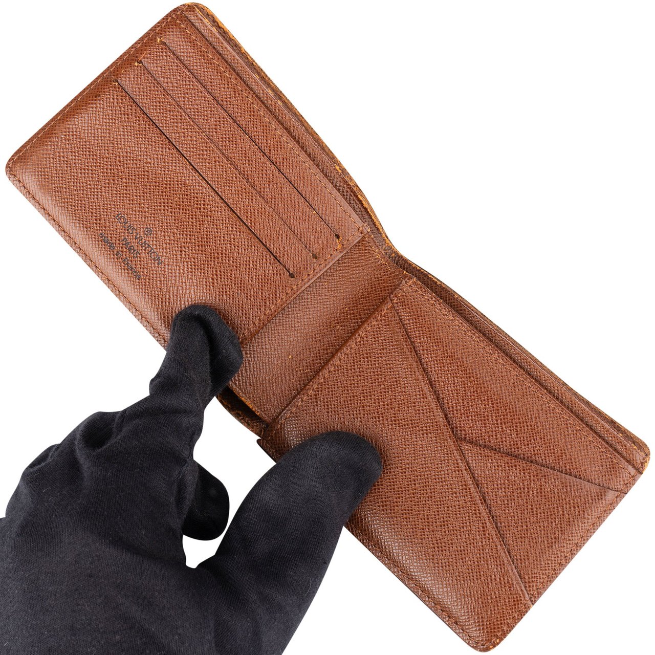 Louis Vuitton Louis Vuitton Canvas Monogram Slender Wallet Bruin