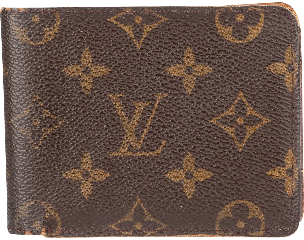 Louis Vuitton Louis Vuitton Canvas Monogram Slender Wallet Bruin