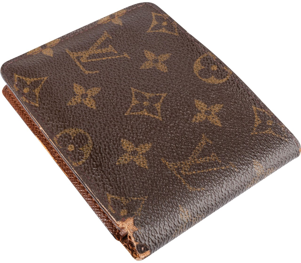 Louis Vuitton Louis Vuitton Canvas Monogram Slender Wallet Bruin