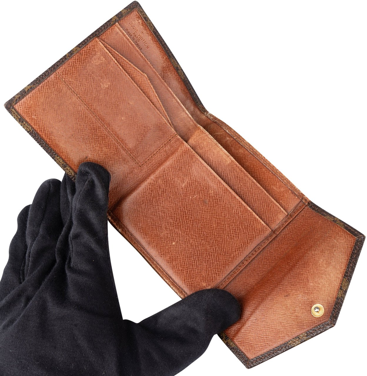 Louis Vuitton Louis Vuitton Canvas Monogram Elise Wallet Bruin