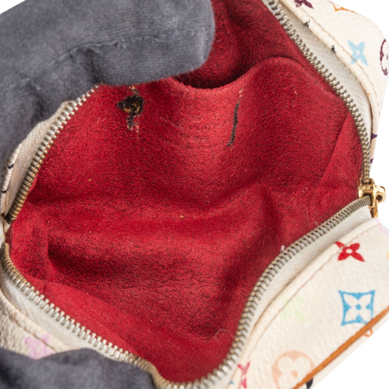 Louis Vuitton Louis Vuitton Murakami Multicolor Mini Wapiti Pouch Wit