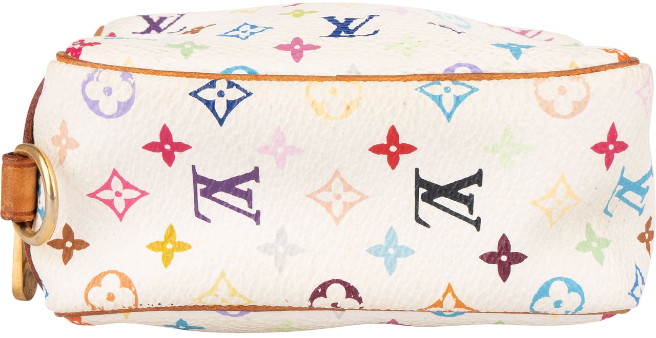 Louis Vuitton Louis Vuitton Murakami Multicolor Mini Wapiti Pouch Wit