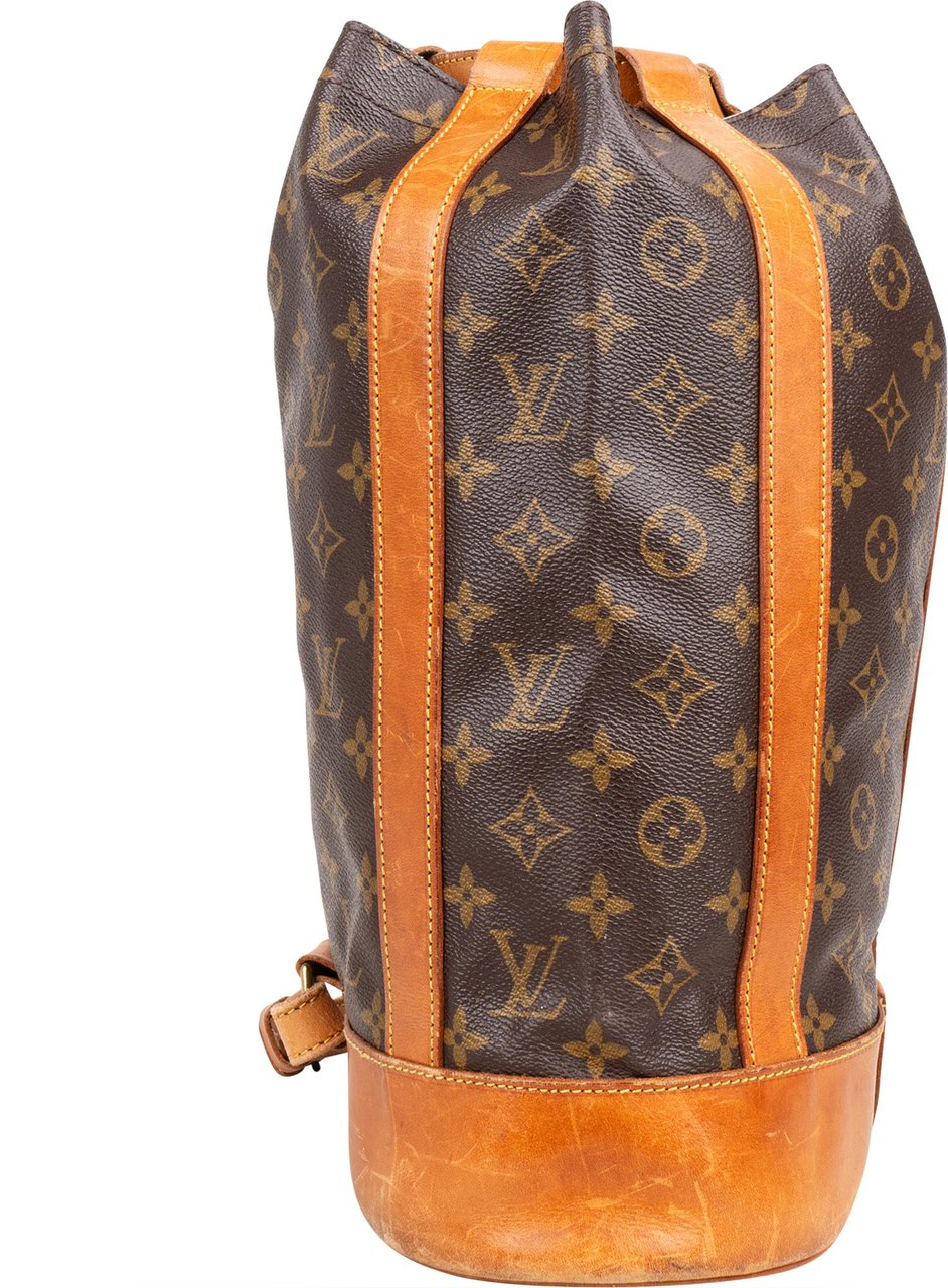 Louis Vuitton Louis Vuitton Canvas Monogram Randonnee Backpack Bruin