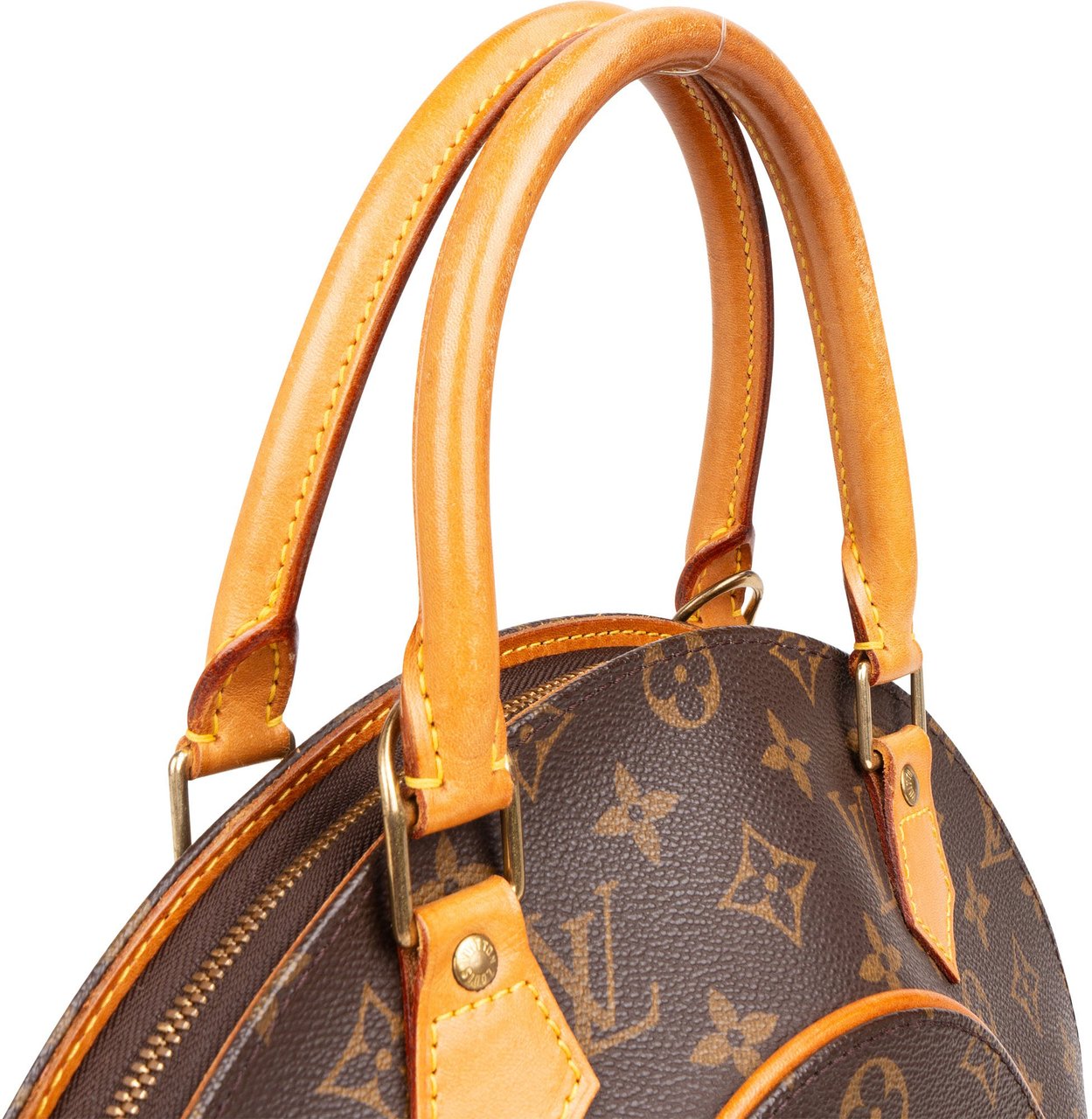 Louis Vuitton Louis Vuitton Canvas Monogram Ellipse PM Handbag Bruin