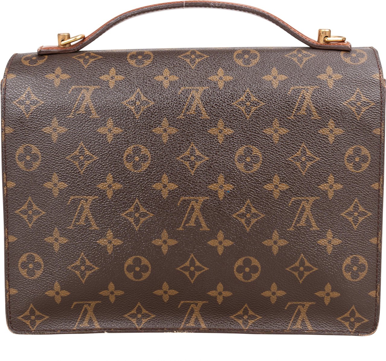 Louis Vuitton Louis Vuitton Canvas Monogram Monceau Handbag Bruin