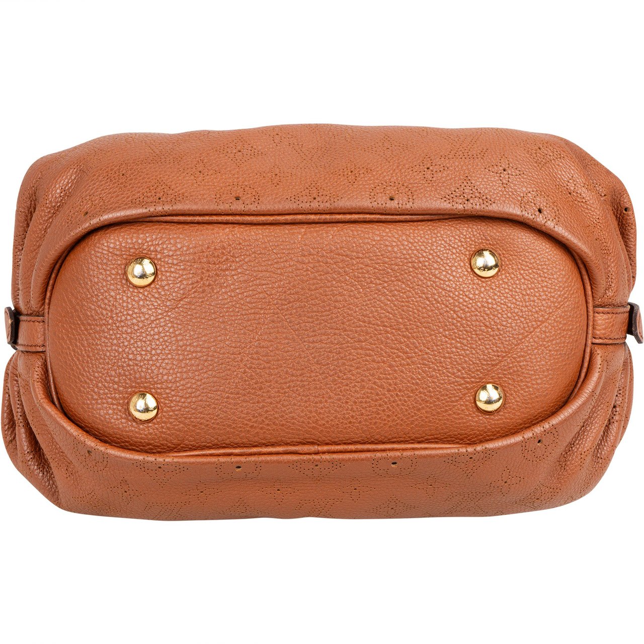 Louis Vuitton Louis Vuitton Leather Monogram Mahina Shoulder Bag Bruin