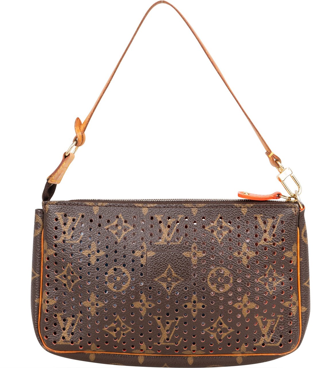 Louis Vuitton Louis Vuitton Limited Perforated Monogram Pochette Accessoire Handbag Bruin