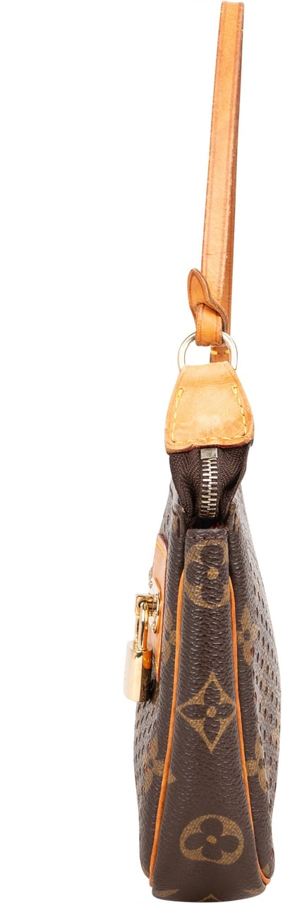 Louis Vuitton Louis Vuitton Limited Perforated Monogram Pochette Accessoire Handbag Bruin