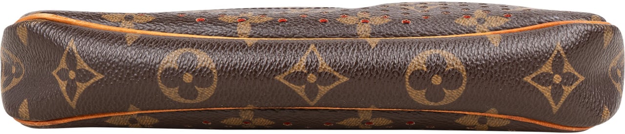 Louis Vuitton Louis Vuitton Limited Perforated Monogram Pochette Accessoire Handbag Bruin
