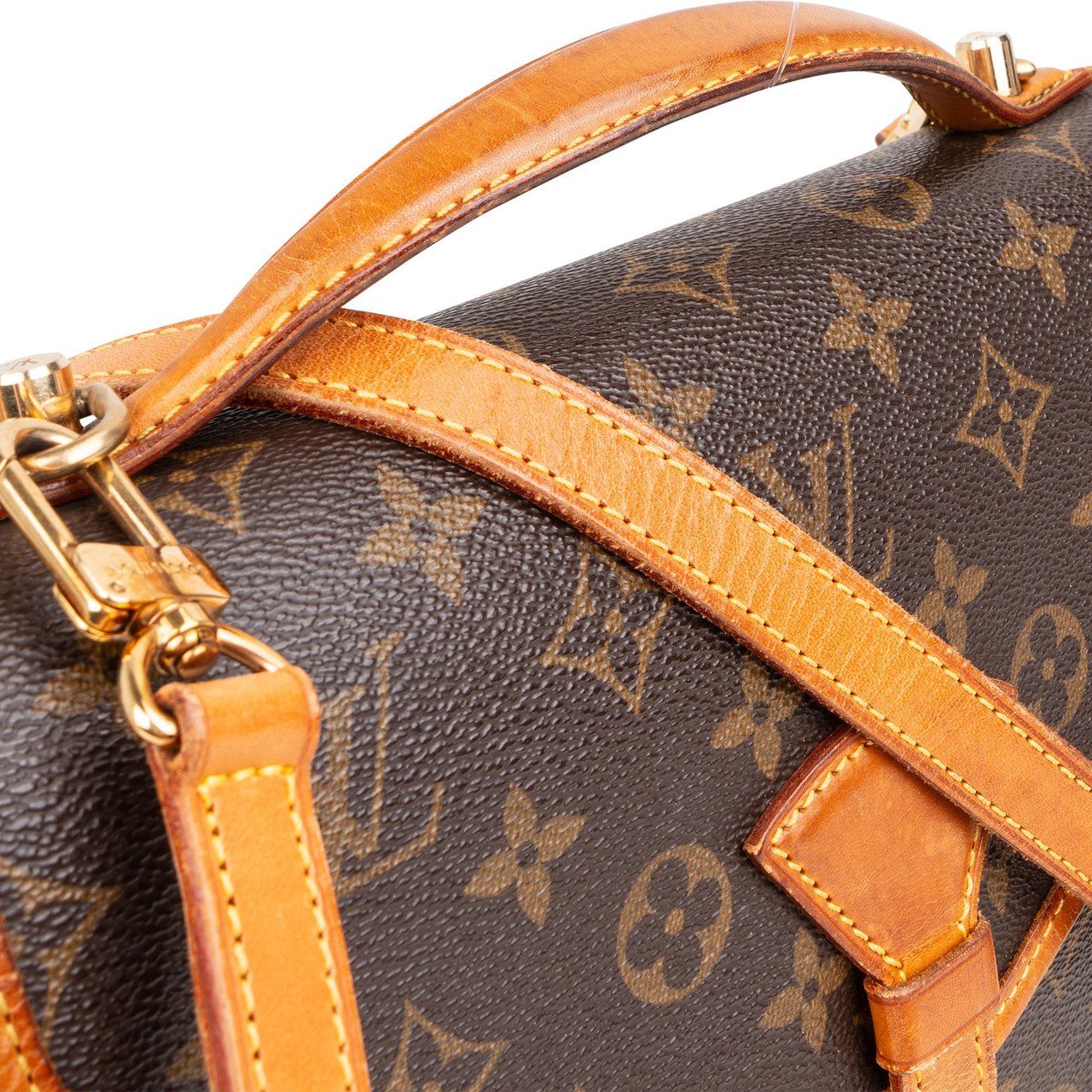 Louis Vuitton Louis Vuitton Canvas Monogram Bel Air Handbag Bruin