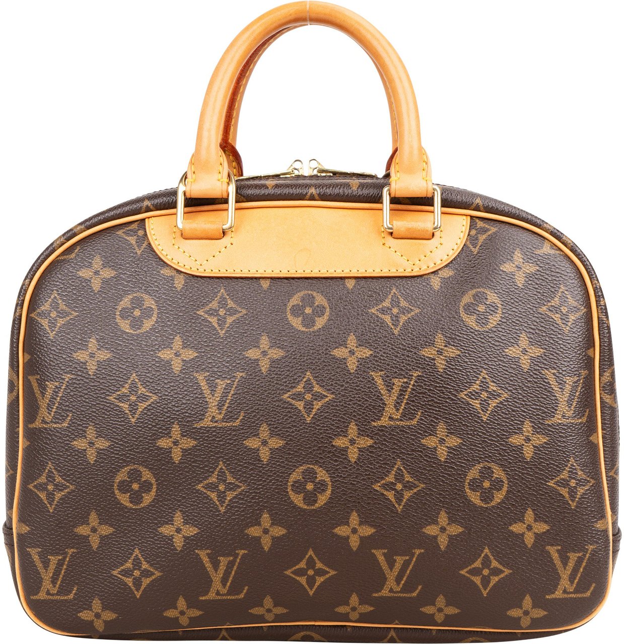 Louis Vuitton Louis Vuitton Canvas Monogram Trouville Handbag Bruin