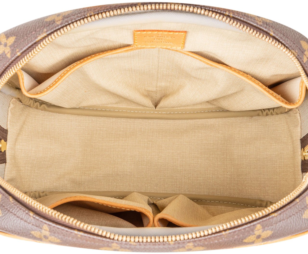 Louis Vuitton Louis Vuitton Canvas Monogram Trouville Handbag Bruin