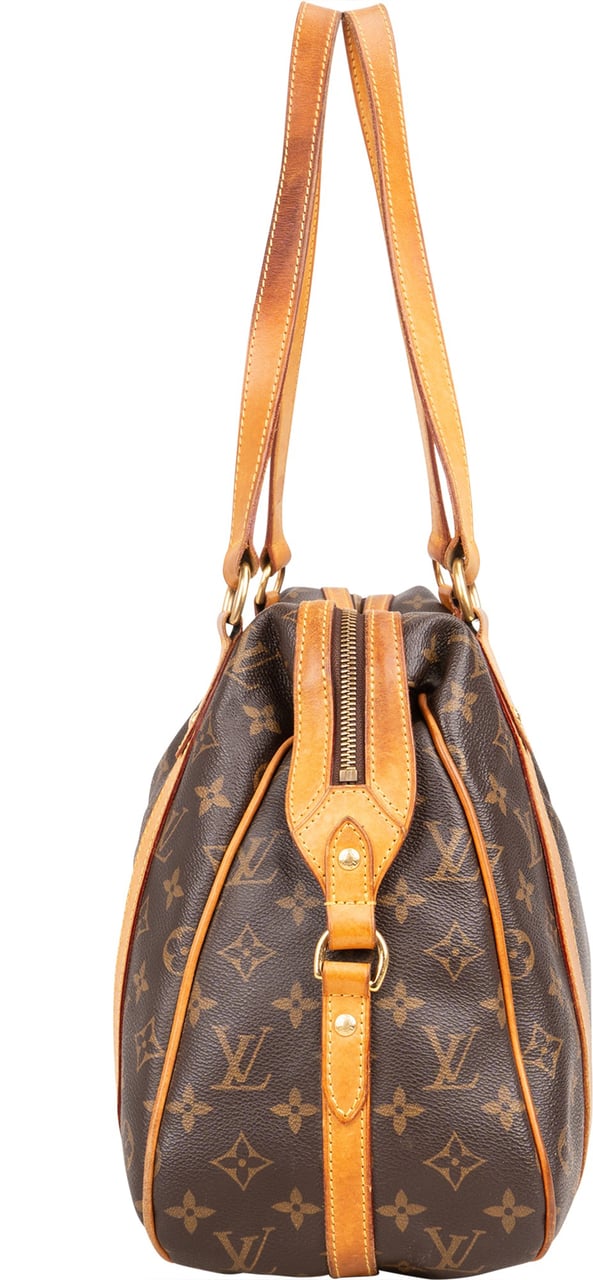 Louis Vuitton Canvas Monogram Stresa PM Shoulder Bag Bruin