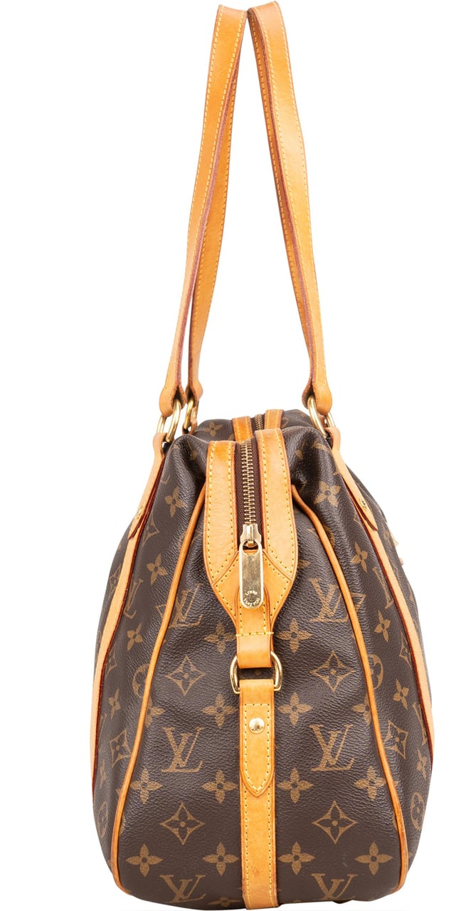 Louis Vuitton Canvas Monogram Stresa PM Shoulder Bag Bruin