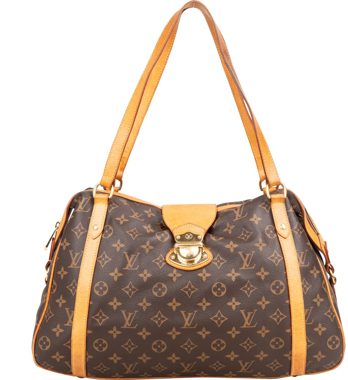 Louis Vuitton Canvas Monogram Stresa PM Shoulder Bag Bruin