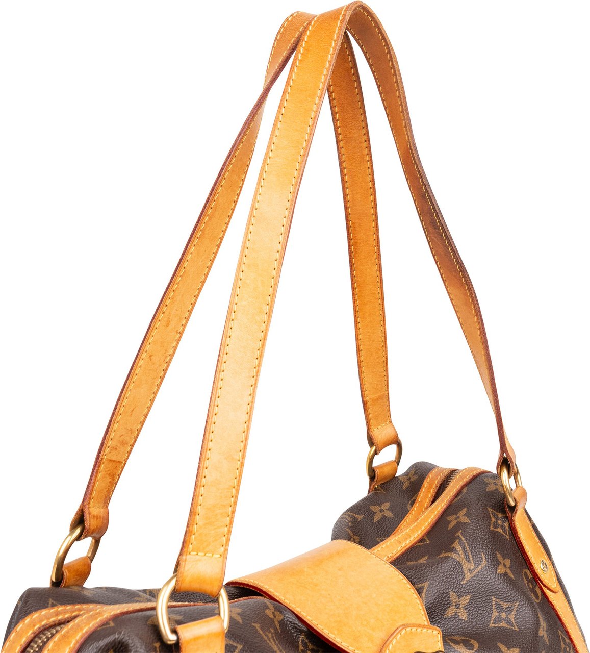 Louis Vuitton Canvas Monogram Stresa PM Shoulder Bag Bruin