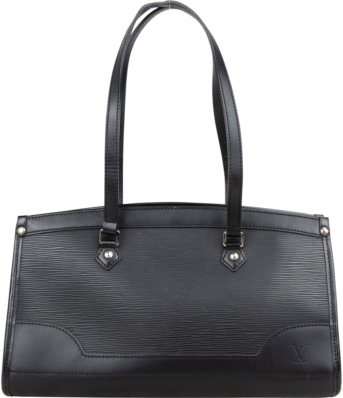 Louis Vuitton Louis Vuitton Noir Epi Leather Madeleine PM Handbag Zwart