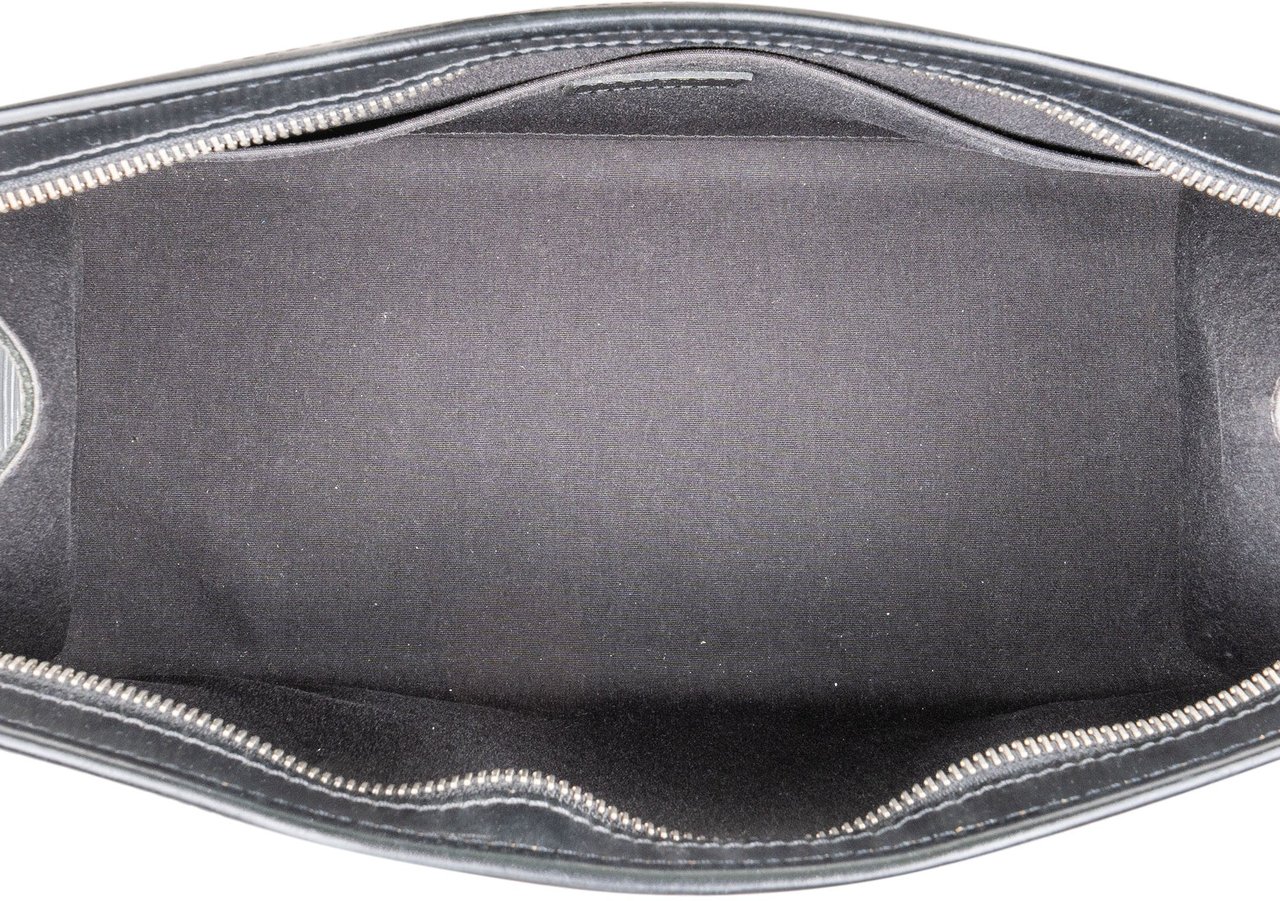 Louis Vuitton Louis Vuitton Noir Epi Leather Madeleine PM Handbag Zwart