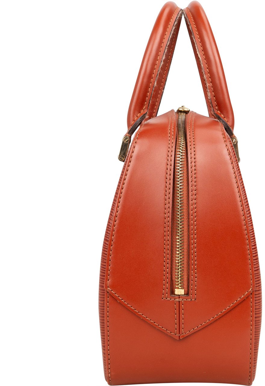 Louis Vuitton Louis Vuitton Cognac Epi Leather Sablon Handbag Divers