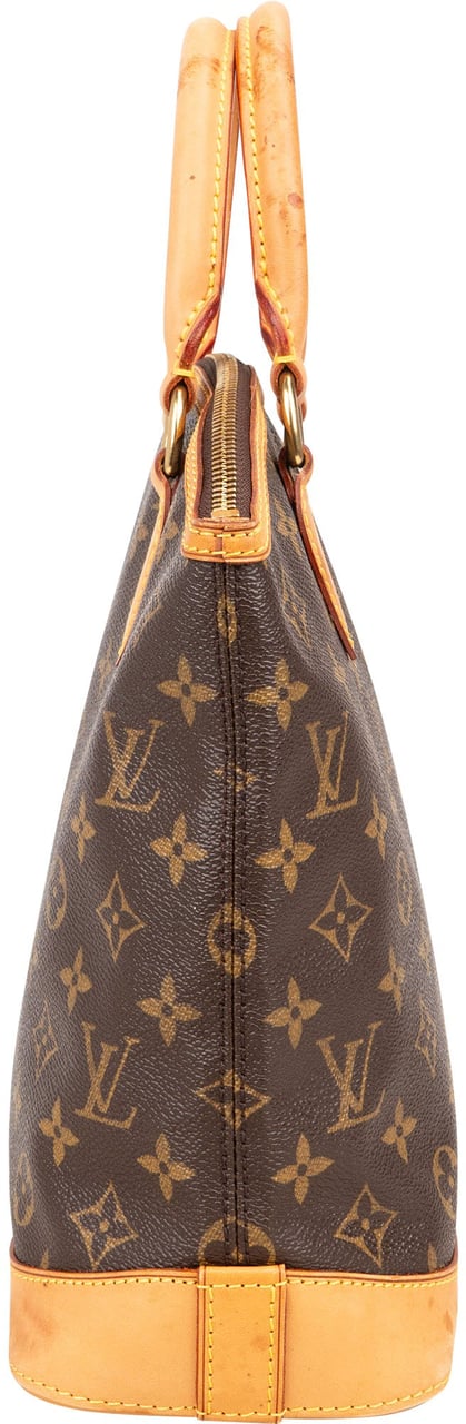 Louis Vuitton Louis Vuitton Canvas Monogram Lockit PM Handbag Bruin