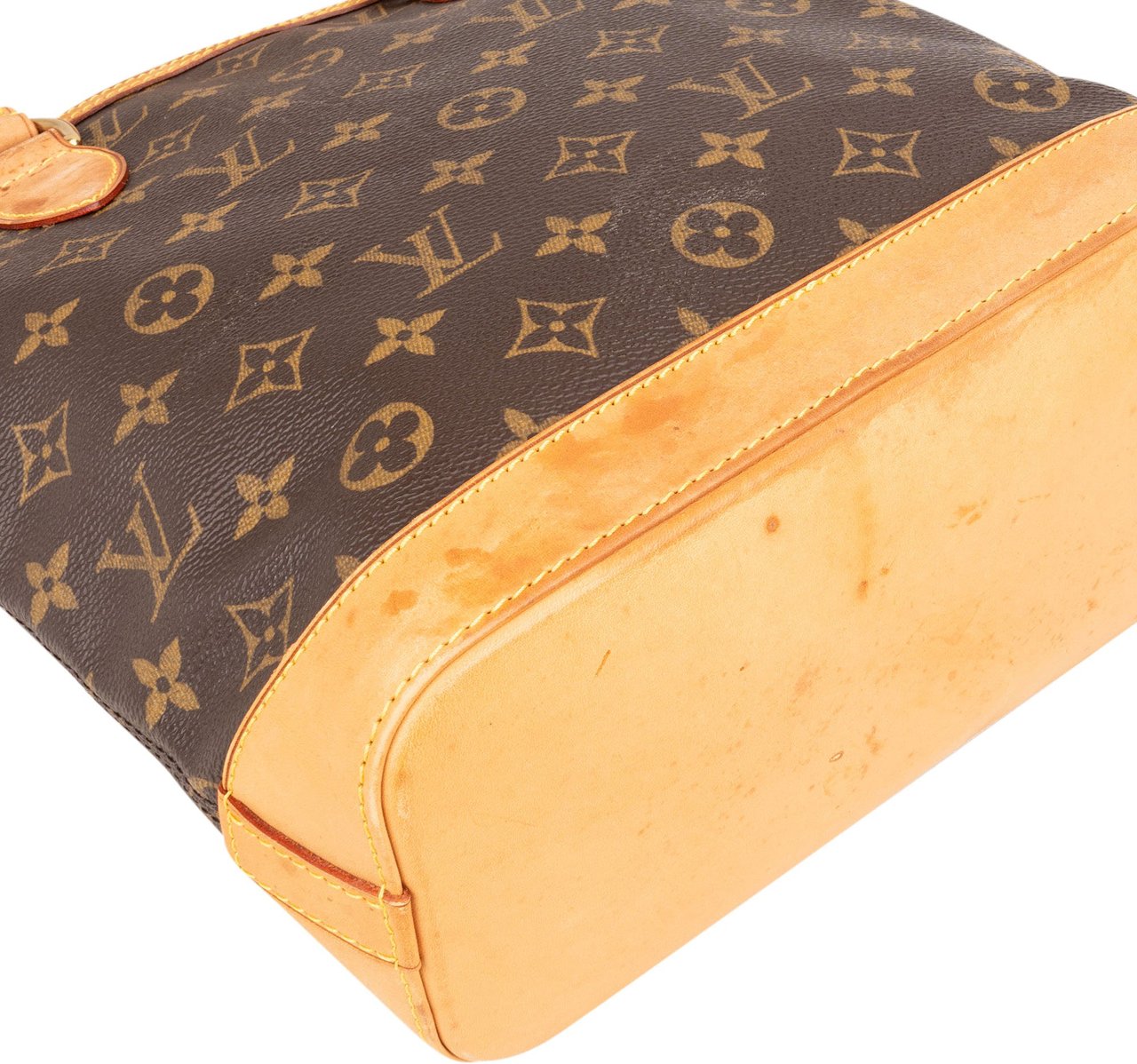 Louis Vuitton Louis Vuitton Canvas Monogram Lockit PM Handbag Bruin