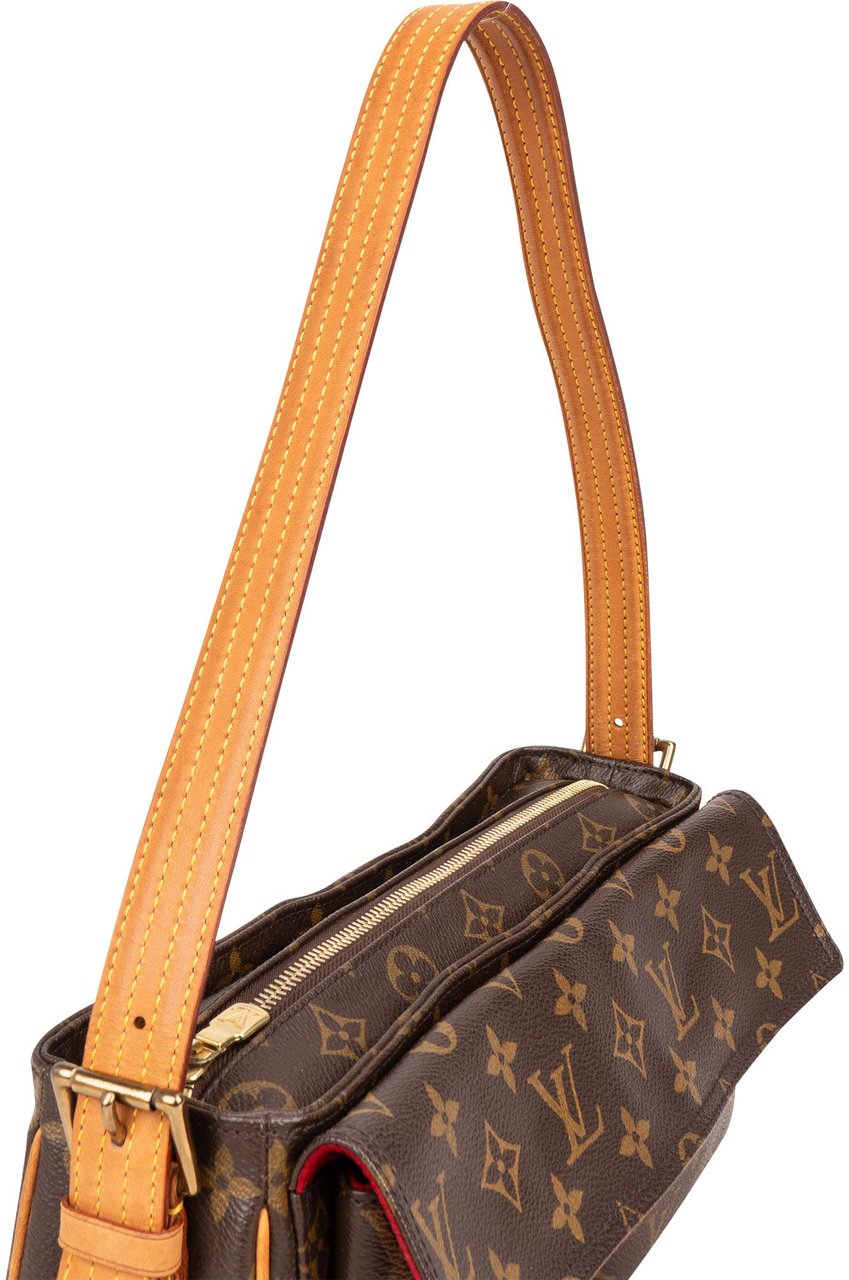 Louis Vuitton Louis Vuitton Canvas Monogram Viva Cite Shoulder Bag Bruin