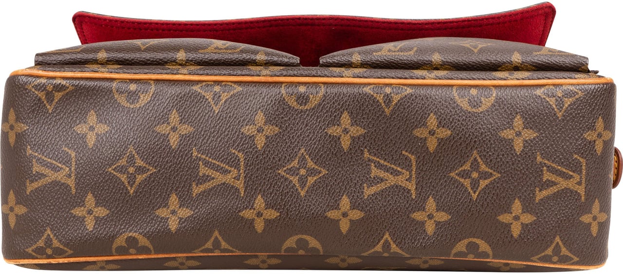 Louis Vuitton Louis Vuitton Canvas Monogram Viva Cite Shoulder Bag Bruin
