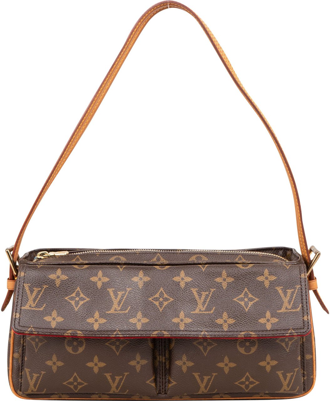 Louis Vuitton Louis Vuitton Canvas Monogram Viva Cite Shoulder Bag Bruin