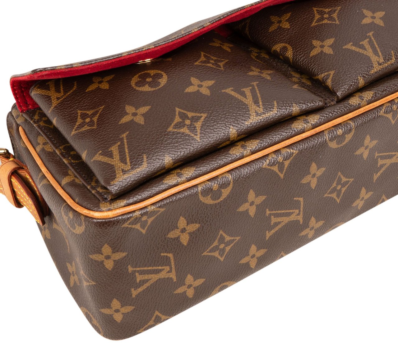 Louis Vuitton Louis Vuitton Canvas Monogram Viva Cite Shoulder Bag Bruin