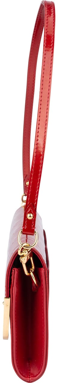 Louis Vuitton Louis Vuitton Pomme D´Amour Vernis Monogram Rossmore MM Shoulder Bag Rood