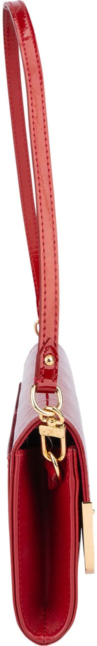 Louis Vuitton Louis Vuitton Pomme D´Amour Vernis Monogram Rossmore MM Shoulder Bag Rood