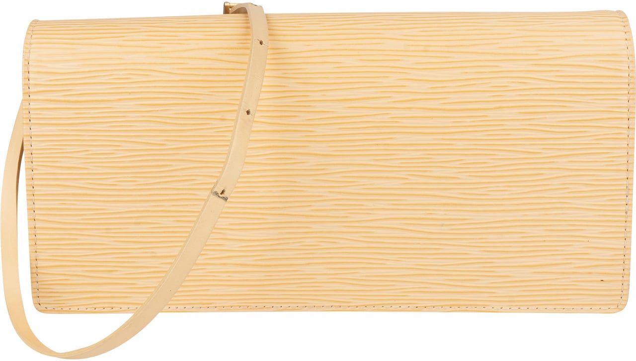 Louis Vuitton Louis Vuitton Vanille Epi Leather Honfleur Shoulder Bag Beige