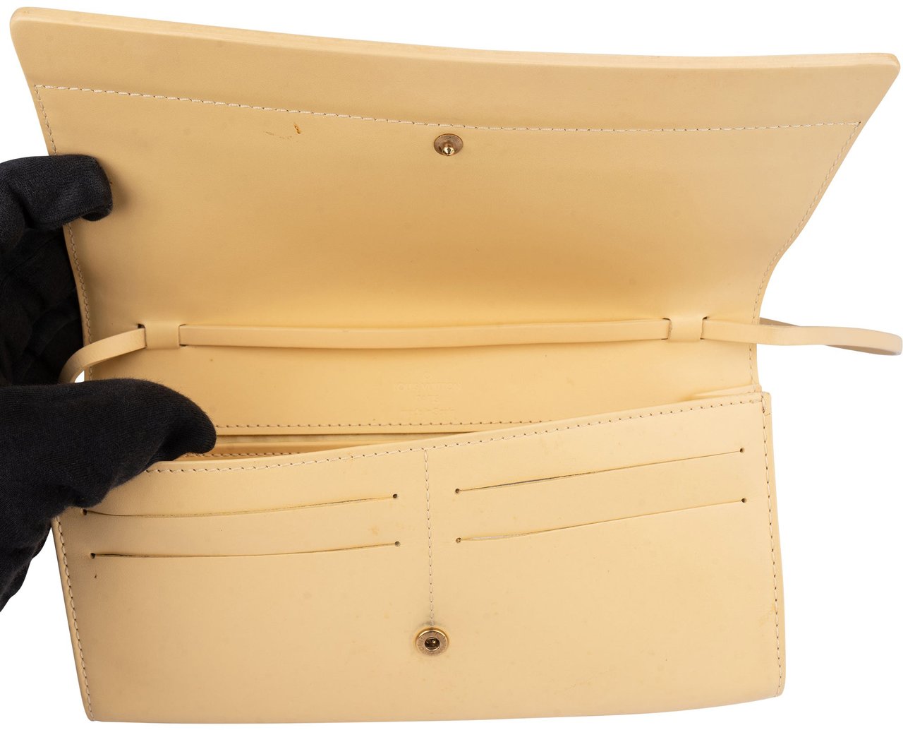 Louis Vuitton Louis Vuitton Vanille Epi Leather Honfleur Shoulder Bag Beige