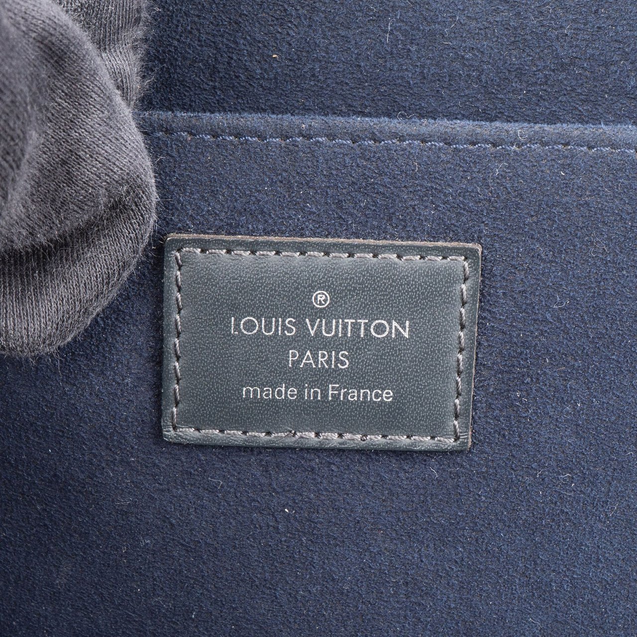 Louis Vuitton Louis Vuitton Noir Epi Leather Laptop Clutch Zwart