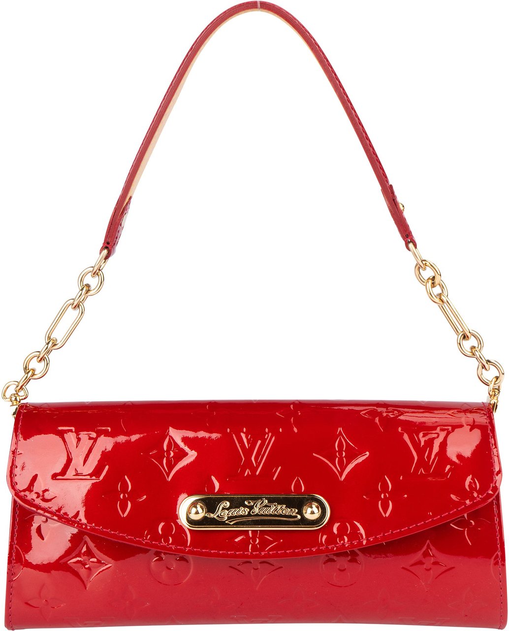 Louis Vuitton Louis Vuitton Vernis Monogram Sunset Shoulder Bag Rood