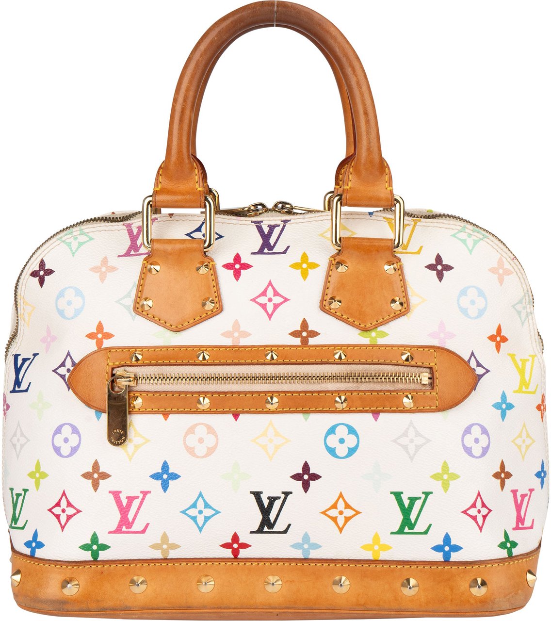 Louis Vuitton Louis Vuitton Limited Murakami Multicolor Alma PM Handbag Wit