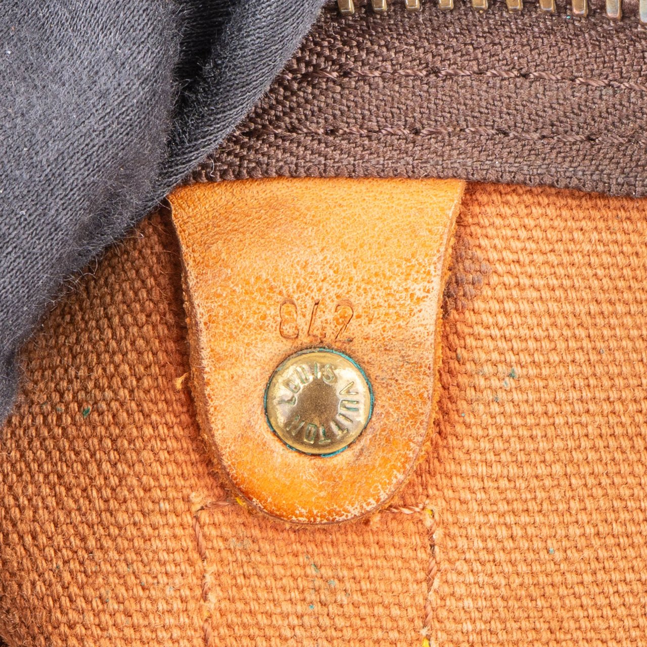 Louis Vuitton Louis Vuitton Canvas Monogram Keepall 60 Bandouliere #doppelt Bruin